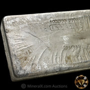 100oz Engelhard 1st Series 0-Leading Partial X Prefix Vintage Silver Bar