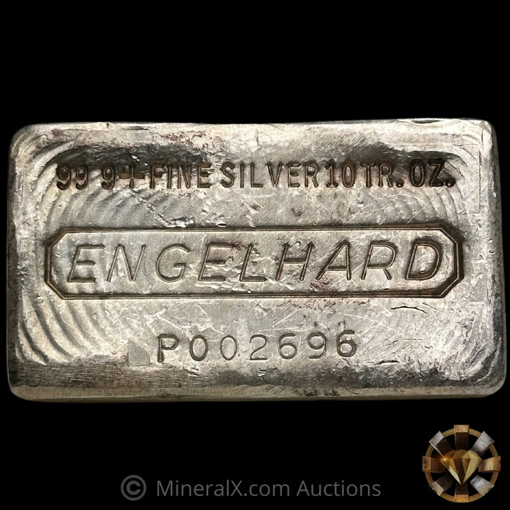 10oz Engelhard 00-Leading P Series Vintage Silver Bar