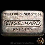 5oz Engelhard P Loaf Vintage Silver Bar