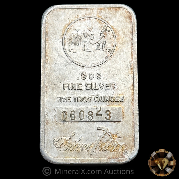 5oz Silvertowne Vintage Silver Bar