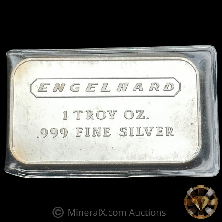 1oz Engelhard Pebble Back Vintage Silver Bar