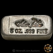 5oz Silvertowne Waffleback Vintage Silver Bar