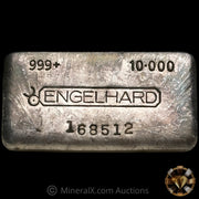 10oz Engelhard Floating Decimal Bull Logo Vintage Silver Bar