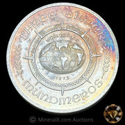 3oz Three Silver Mundineros World Trade Vintage Silver Coin