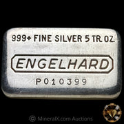 5oz Engelhard P Loaf Vintage Silver Bar