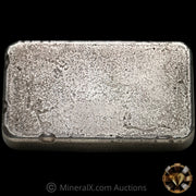 10oz Engelhard 1st Series Type B Bull Logo Vintage Silver Bar With Unique "2 over 1" Overstamp Serial Error