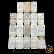 x18 1oz Simmons Refco S Vintage Silver Art Bars