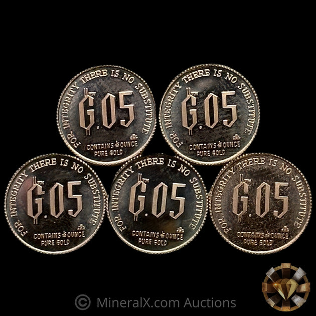 x5 1/20oz 1980 Proof Nicholas L. Deak “Denationalization of Sound Mone ...