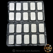 x20 1oz Silvertowne Silver Bars (x2 Sealed Sheets Of 10)