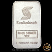 1oz Scotiabank JM Vintage Silver Art Bar