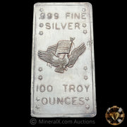 100oz APM Eagle Vintage Silver Bar