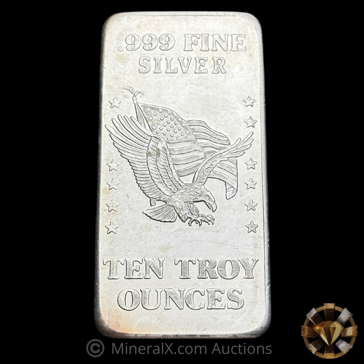 10oz 1981 US Stockpile Silver Eagle Vintage Silver Bar