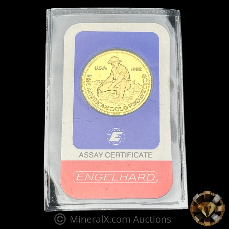 1/4oz Engelhard E Logo Prospector Mint In Orignial Seal
