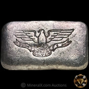 1oz W H Foster Vintage Silver Bar With Triangle Star & "Deak" Counterstamps