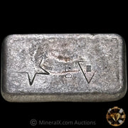 1oz W H Foster Vintage Silver Bar With Triangle Star & "Deak" Counterstamps