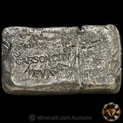 1oz W H Foster Vintage Silver Bar With Comstock Carson City Nevada Counterstamp