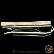 402gr (0.8375oz) Sharkey's Nevada City Mint Vintage Silver Bar Attached To Anson Vintage Money Clip