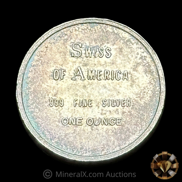 1oz Swiss Of America Vintage Silver Round