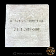 5oz US Silver Corp Vintage Extruded Silver Bar