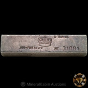 5oz Crown Mint CCM Vintage Extruded Silver Bar