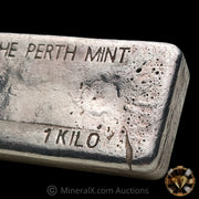 Kilo The Perth Mint Australia 3rd Series "Absent Serial" Variety Vintage Silver Bar