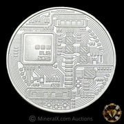 100x 1oz 2021 Bitcoin BTC Gem BU Collectible Silver Coins (x5 20oz Rolls/100oz Total)
