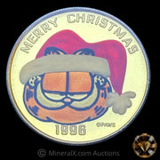 1oz 1996 Garfield Enameled Vintage Silver Coin