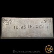12.95oz Spiral Metal Company SM "Large Font" Vintage Extruded Silver Bar