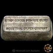 10oz Industrial Silver Company Vintage Silver Bar