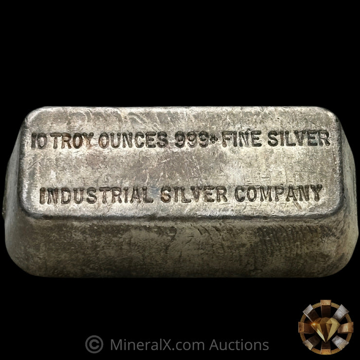 10oz Industrial Silver Company Vintage Silver Bar