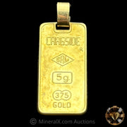5g SRM Stanley Robert Mitchell & Co Australia Cragside Vintage Gold Pendant (375/9karat)