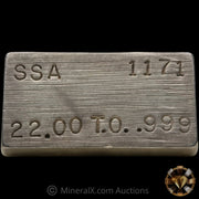 22oz South Side Associates SSA Vintage Silver Bar