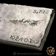 102.40oz MacKay Smelting MS Vintage Silver Bar
