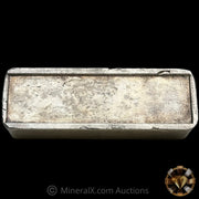 10oz Brown Materials In JW Denver Gold & Silver Exchange Mold Vintage Silver Bar