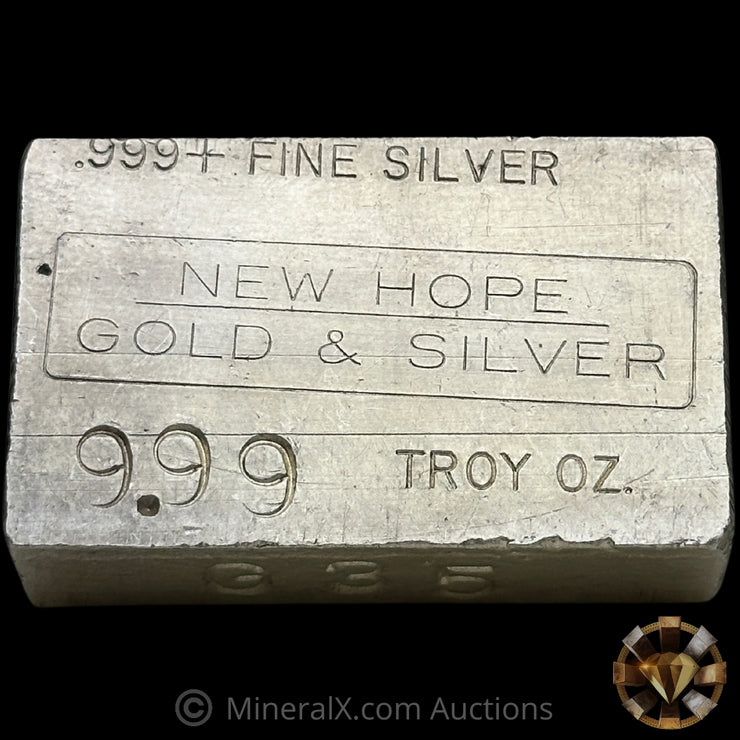 9.99oz New Hope Gold & Silver Vintage Silver Bar