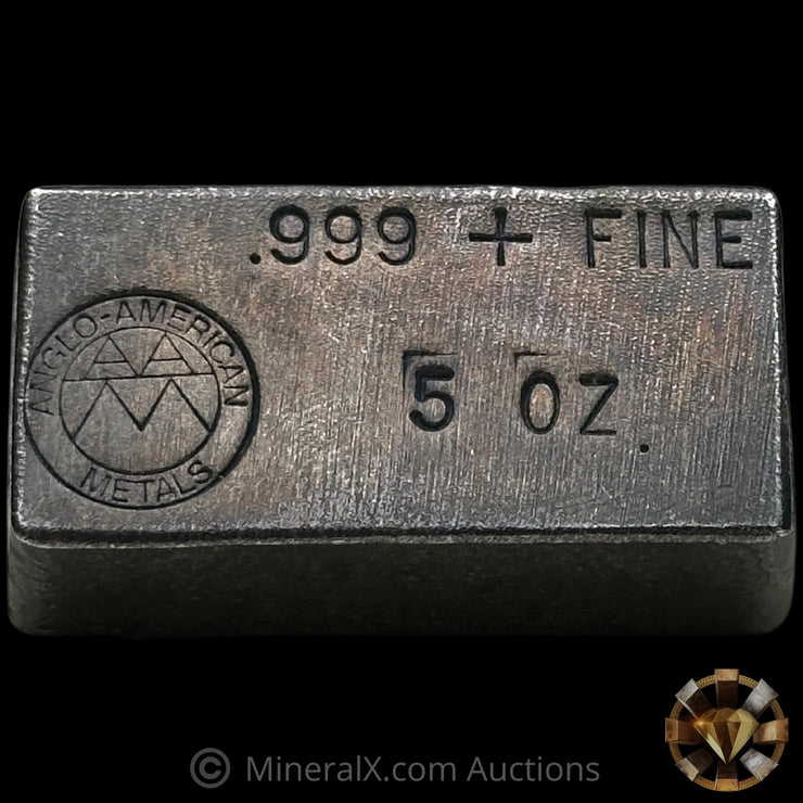 5oz Angelo American Metals Vintage Silver Bar