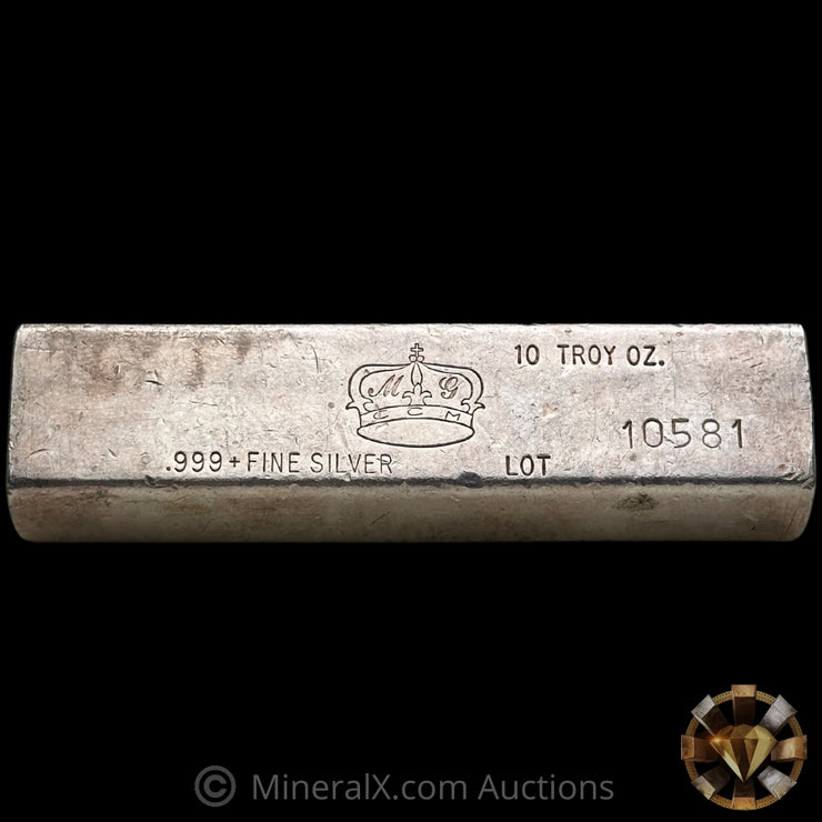 10oz Crown Mint CCM Vintage Silver Bar