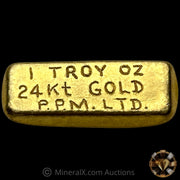 1oz PPM Phoenix Precious Metals LTD Vintage Gold Bar