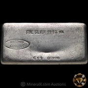 513g Matthey Garrett MG Australia Vintage Silver Bar