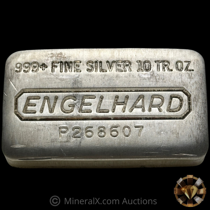 10oz Engelhard P Loaf Vintage Silver Bar