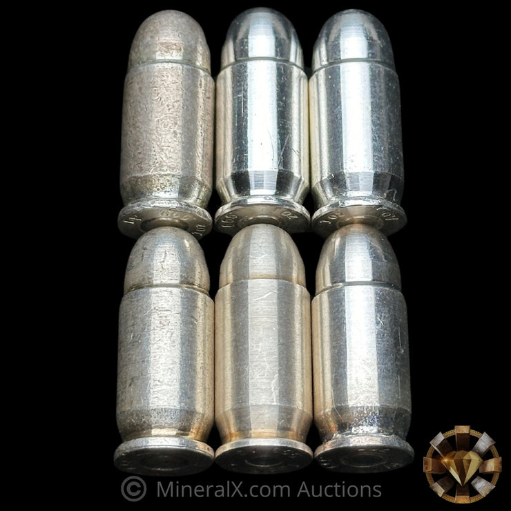 x6 1oz Collectible Pure 999 Silver Shells