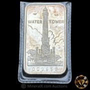 1oz The First National Bank Of Chicago Water Tower Vintage Silver Art Bar