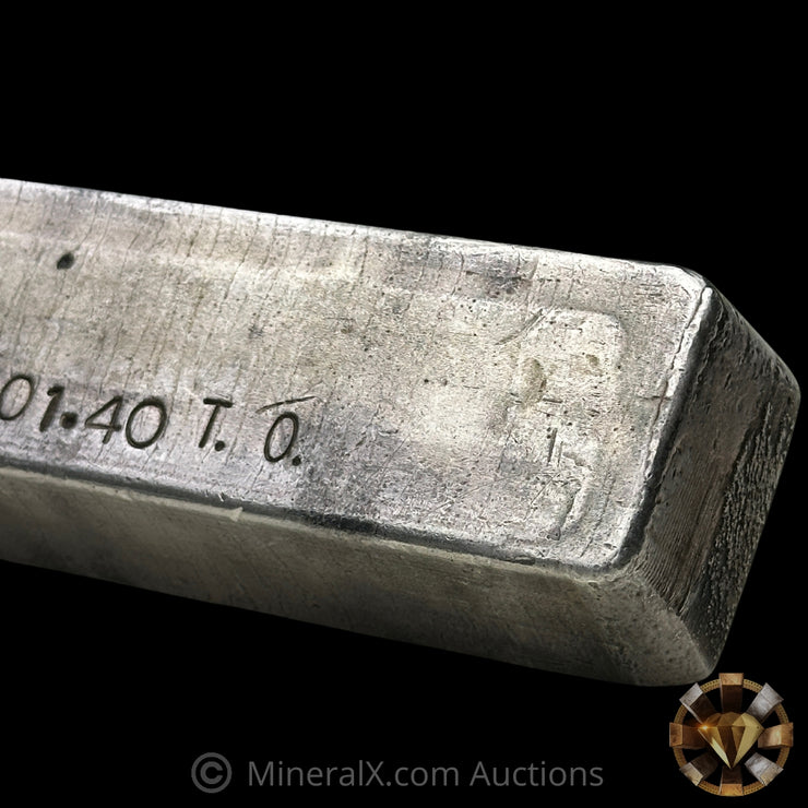 101.40oz B R MacKay & Sons Inc Vintage Silver Bar