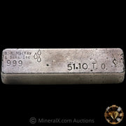 51.10oz B R MacKay & Sons Inc Vintage Silver Bar