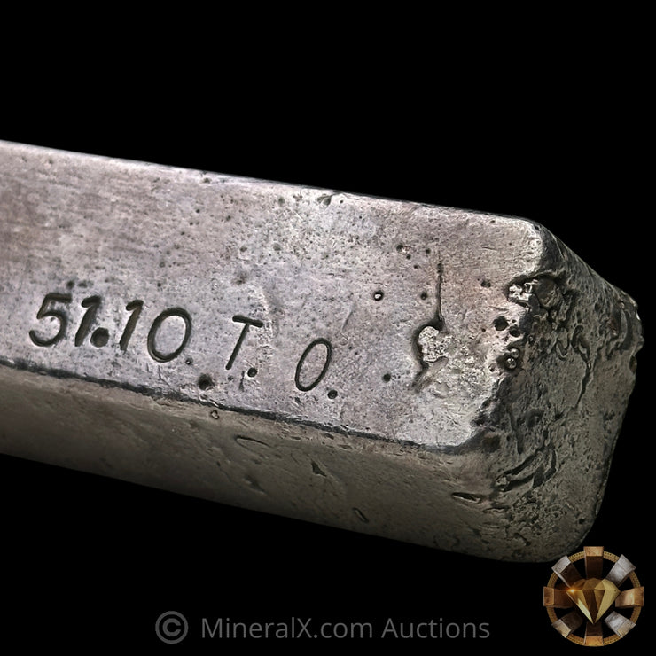 51.10oz B R MacKay & Sons Inc Vintage Silver Bar