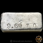 9.69oz B R MacKay & Sons Inc Reverse Stamp Vintage Silver Bar