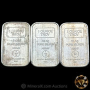 x3 1oz AMARK Vintage Silver Stacks Bars