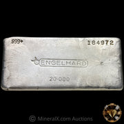 20oz Engelhard Bull Logo Vintage Silver Bar