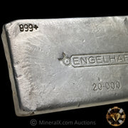 20oz Engelhard Bull Logo Vintage Silver Bar