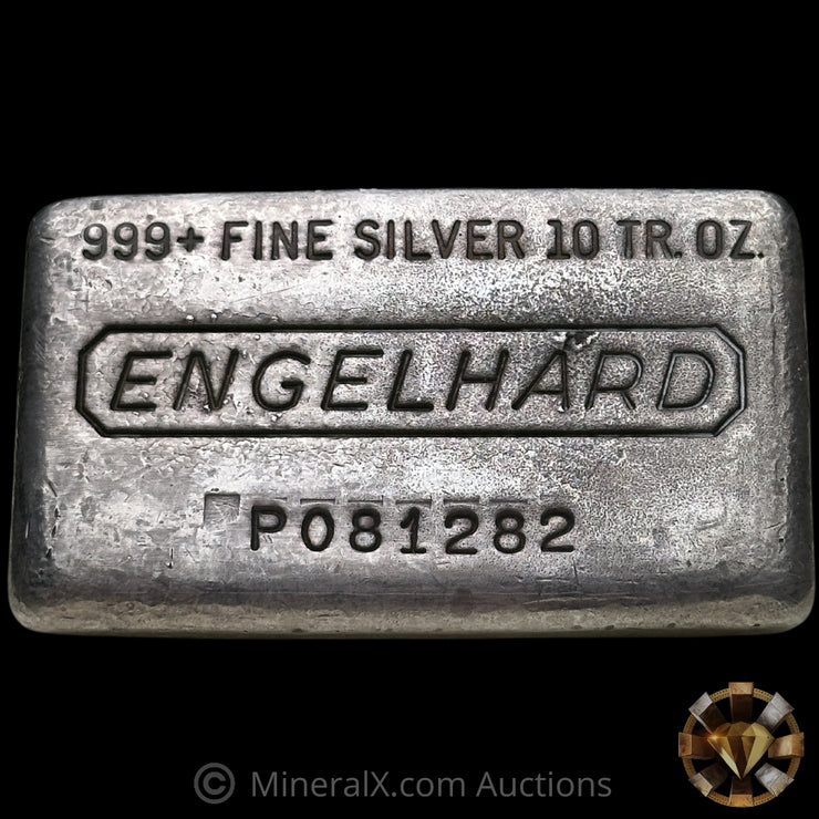 10oz Engelhard Waffleback Vintage Silver Bar